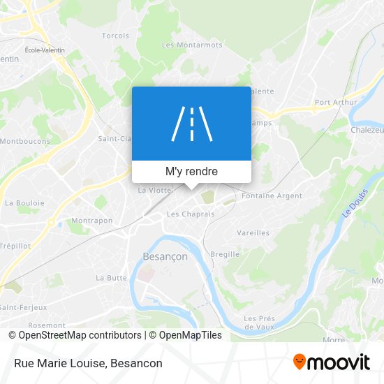 Rue Marie Louise plan