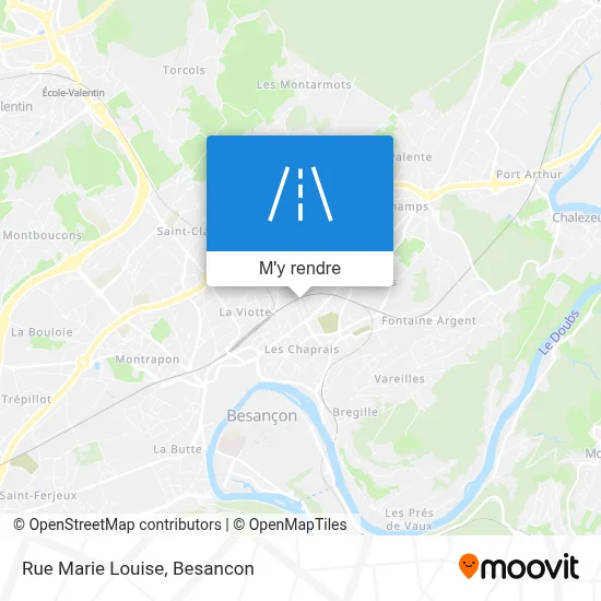 Rue Marie Louise plan