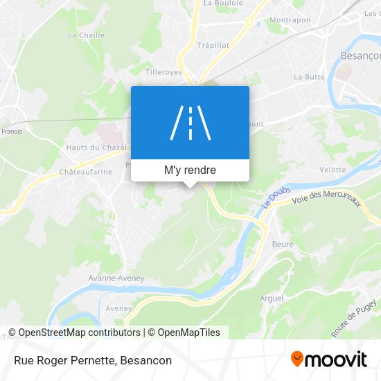 Rue Roger Pernette plan