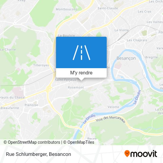 Rue Schlumberger plan