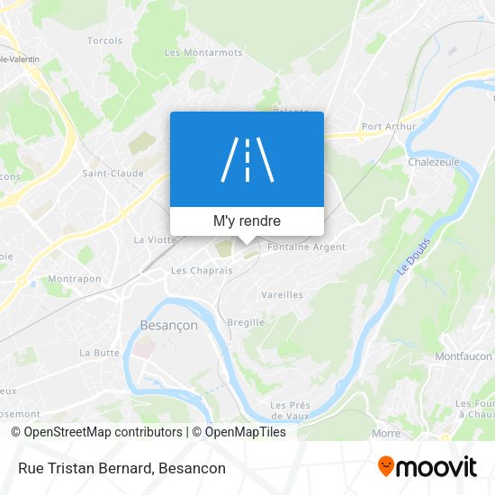 Rue Tristan Bernard plan