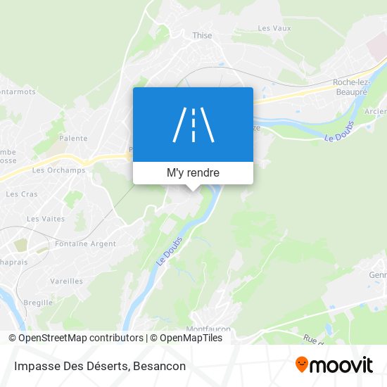 Impasse Des Déserts plan