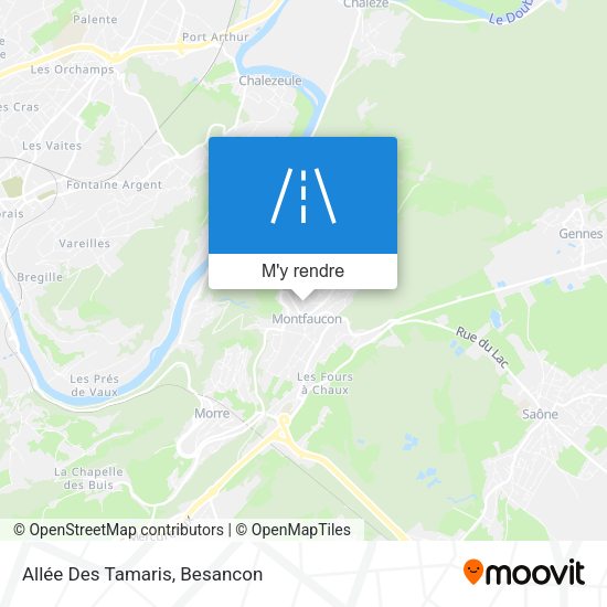 Allée Des Tamaris plan