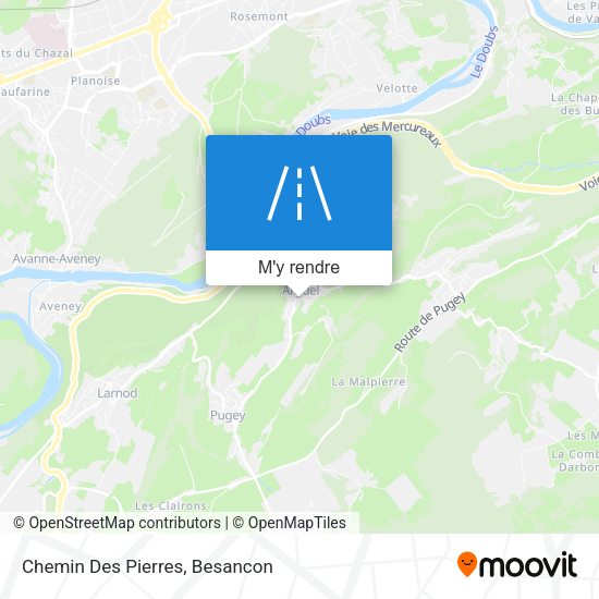 Chemin Des Pierres plan