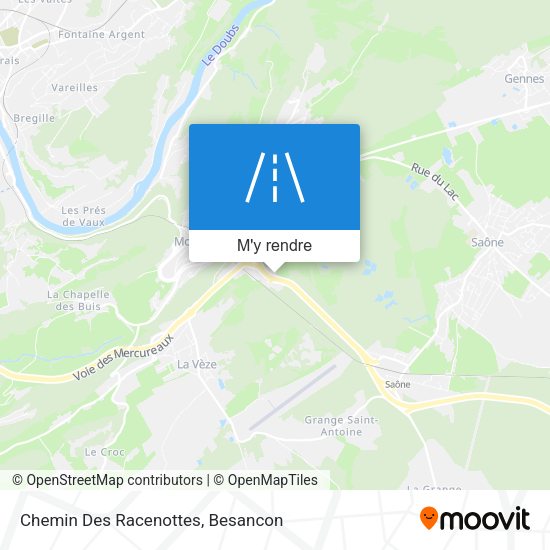 Chemin Des Racenottes plan