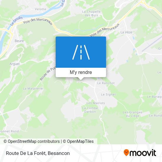 Route De La Forêt plan