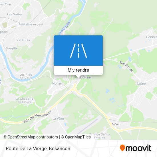 Route De La Vierge plan