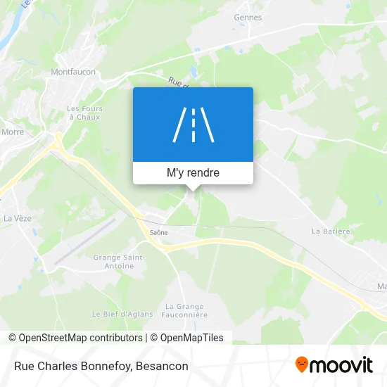 Rue Charles Bonnefoy plan