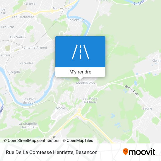 Rue De La Comtesse Henriette plan