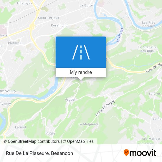 Rue De La Pisseure plan