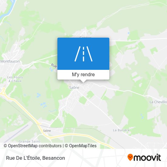 Rue De L'Étoile plan