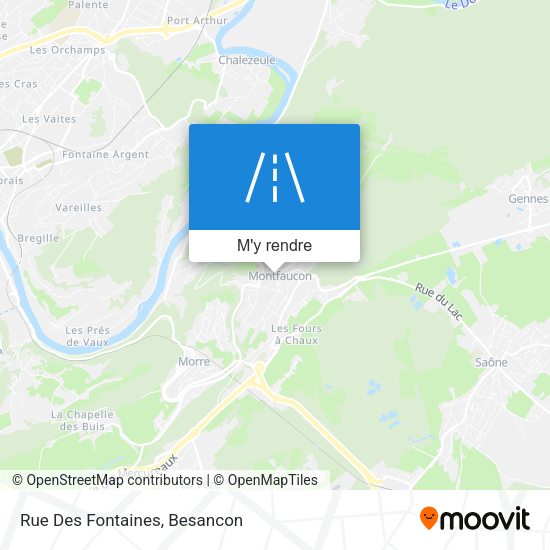 Rue Des Fontaines plan
