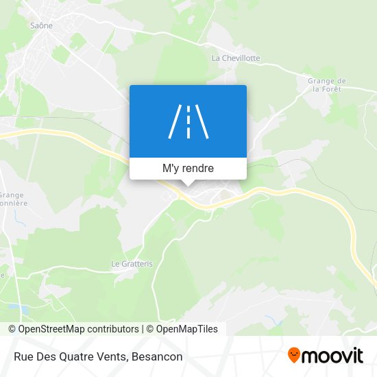 Rue Des Quatre Vents plan