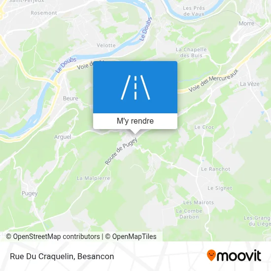 Rue Du Craquelin plan