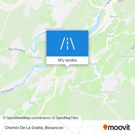 Chemin De La Gratte plan
