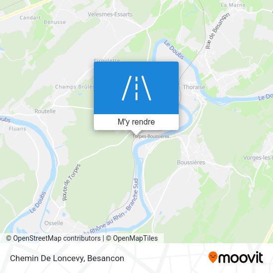 Chemin De Loncevy plan