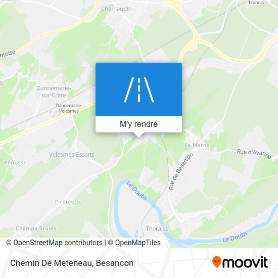 Chemin De Meteneau plan