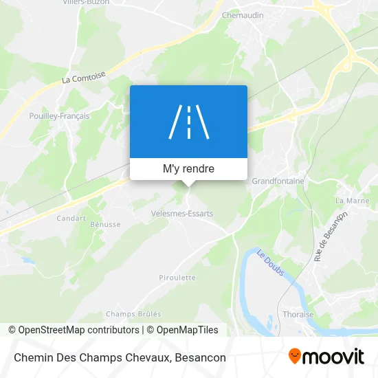 Chemin Des Champs Chevaux plan