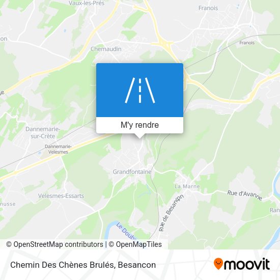 Chemin Des Chènes Brulés plan