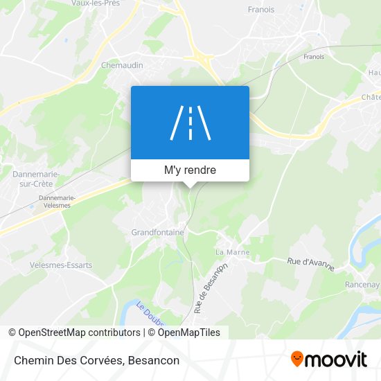 Chemin Des Corvées plan