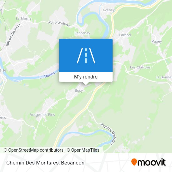 Chemin Des Montures plan