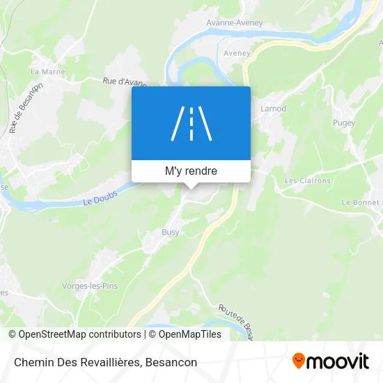 Chemin Des Revaillières plan