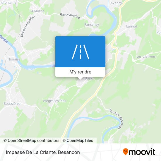 Impasse De La Criante plan