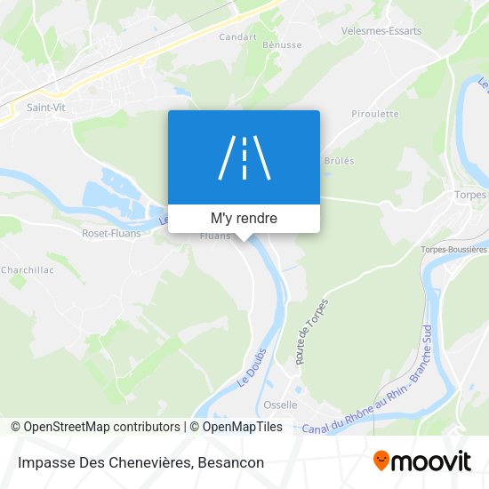 Impasse Des Chenevières plan