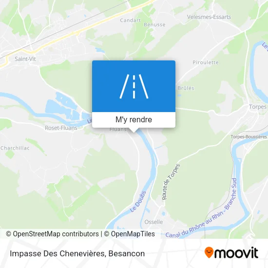 Impasse Des Chenevières plan