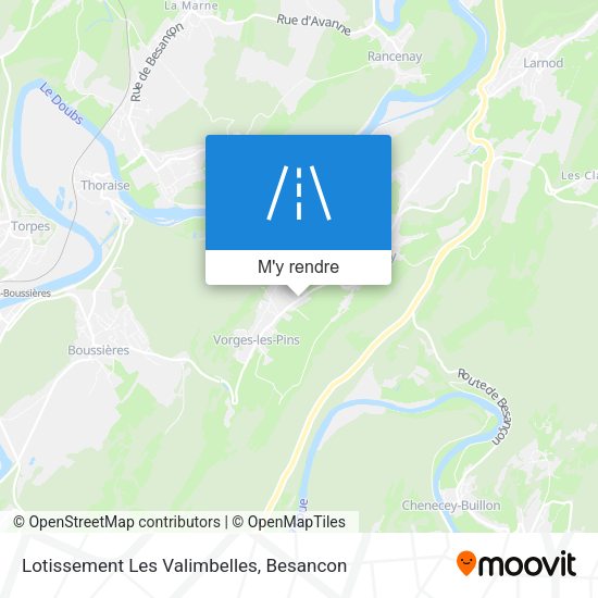 Lotissement Les Valimbelles plan