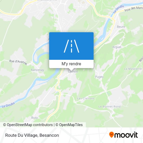 Route Du Village plan