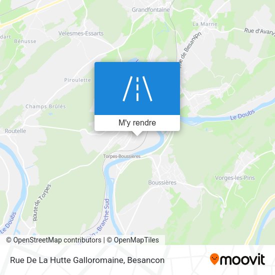 Rue De La Hutte Galloromaine plan