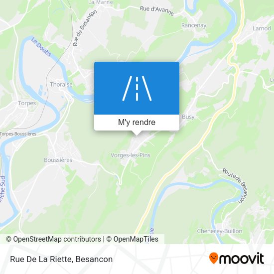 Rue De La Riette plan