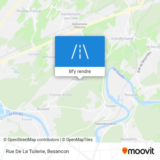 Rue De La Tuilerie plan