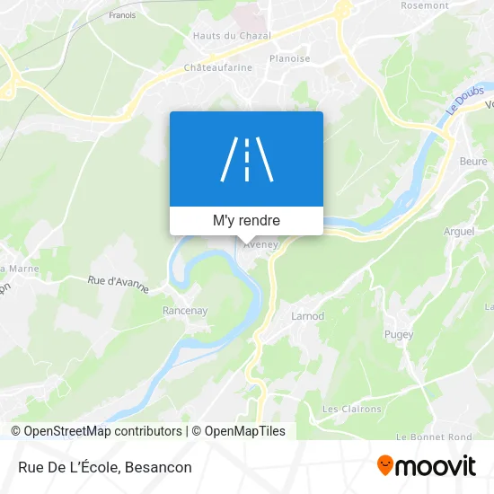Rue De L’École plan