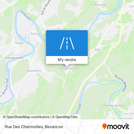 Rue Des Charmoilles plan