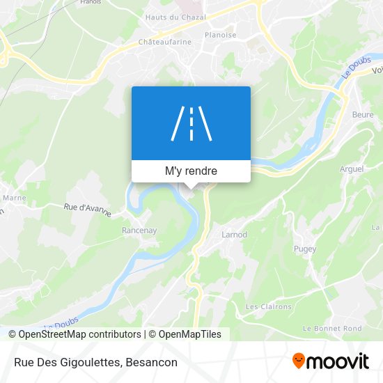 Rue Des Gigoulettes plan