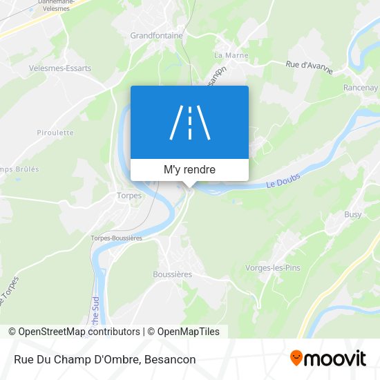 Rue Du Champ D'Ombre plan