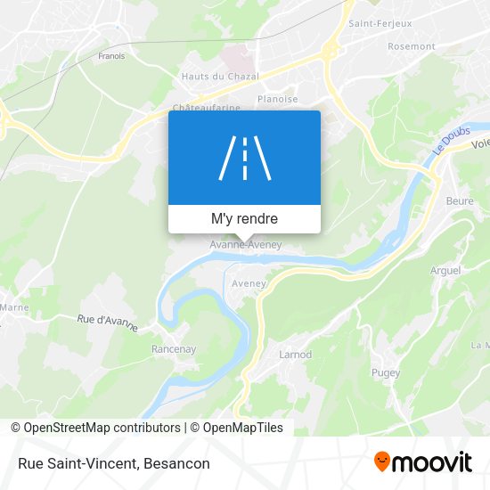 Rue Saint-Vincent plan