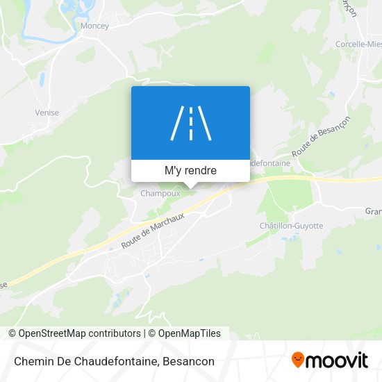 Chemin De Chaudefontaine plan