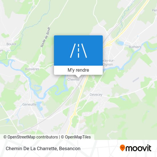 Chemin De La Charrette plan