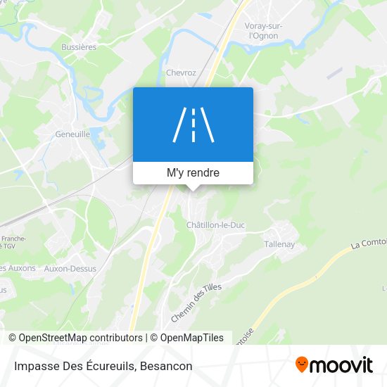 Impasse Des Écureuils plan