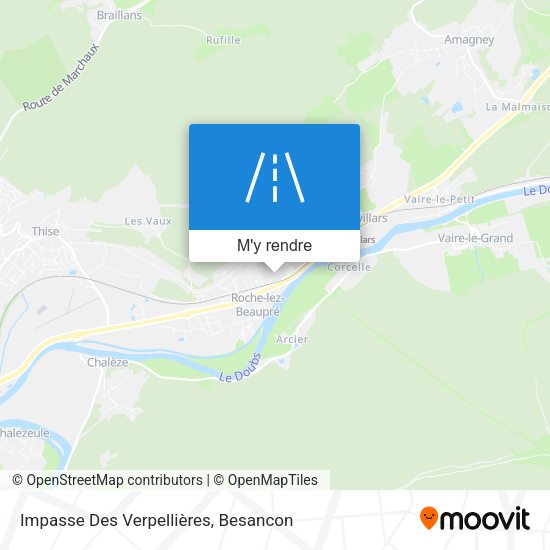 Impasse Des Verpellières plan