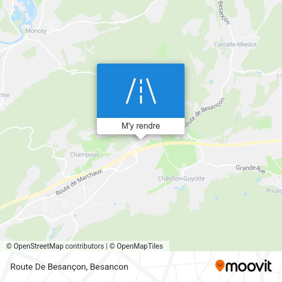Route De Besançon plan