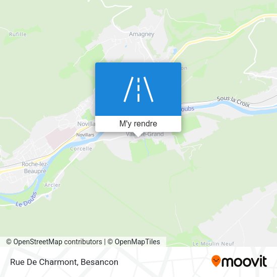 Rue De Charmont plan