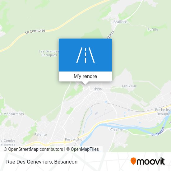 Rue Des Genevriers plan