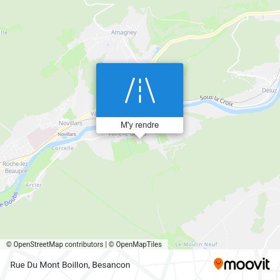 Rue Du Mont Boillon plan