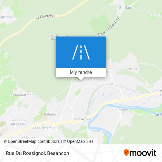 Rue Du Rossignol plan