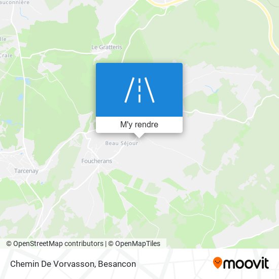 Chemin De Vorvasson plan