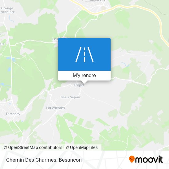 Chemin Des Charmes plan